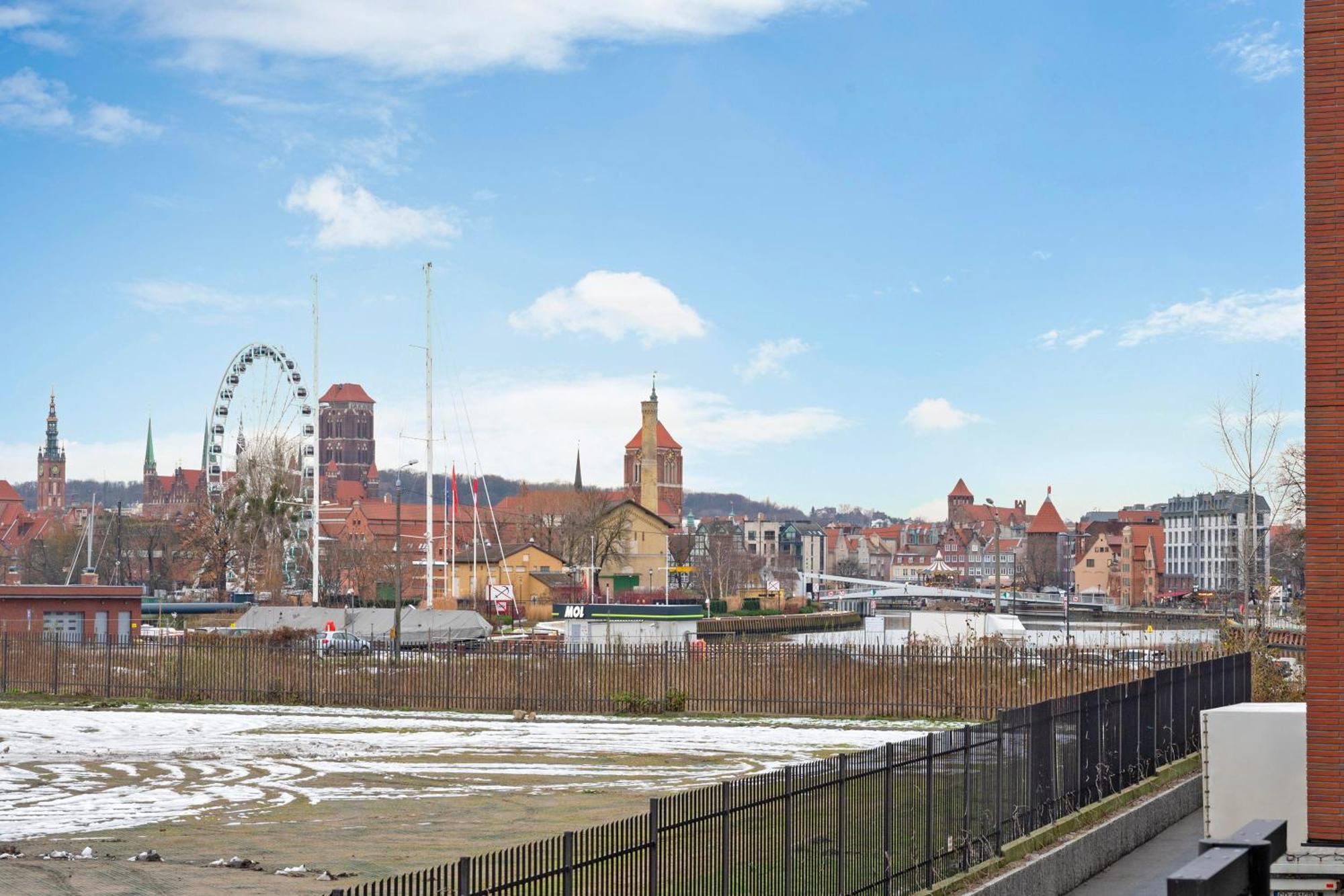 Nadmotlawie Riverside - Sauna, Gym & Parking By Downtown Apartments Gdańsk Kültér fotó
