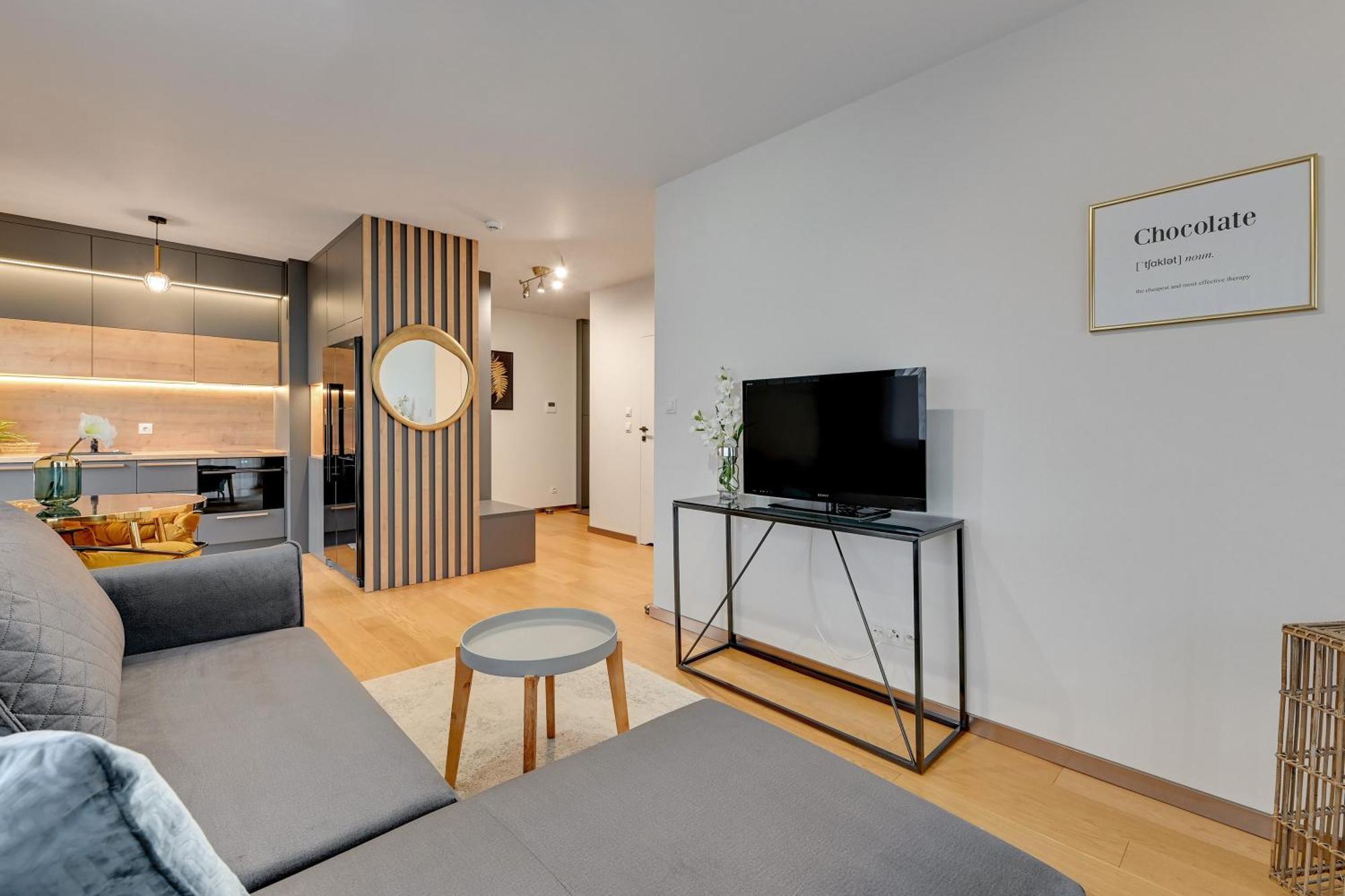Nadmotlawie Riverside - Sauna, Gym & Parking By Downtown Apartments Gdańsk Szoba fotó