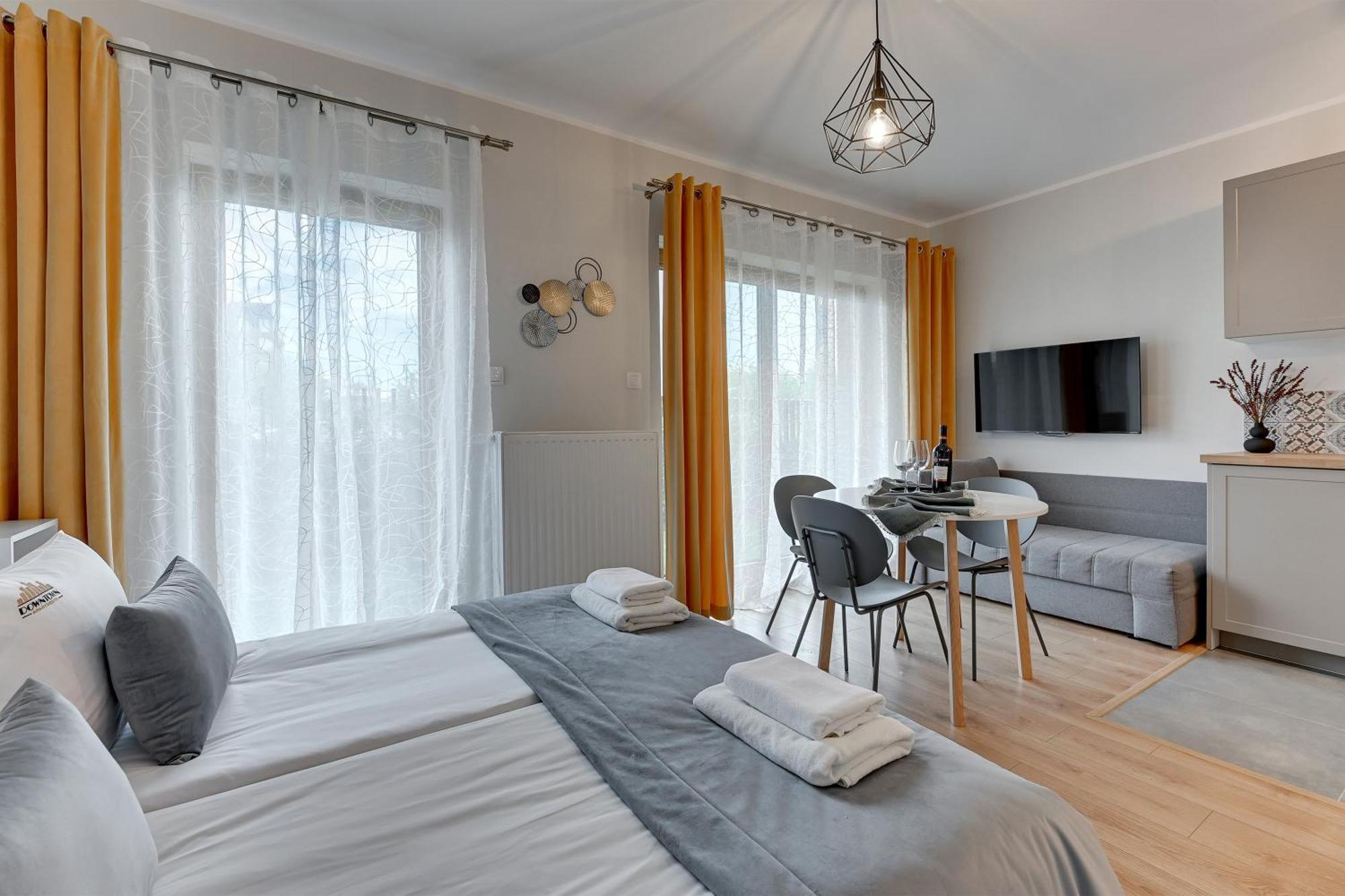 Nadmotlawie Riverside - Sauna, Gym & Parking By Downtown Apartments Gdańsk Kültér fotó